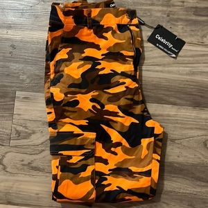 Brand New Orange Army Pants Size Large
